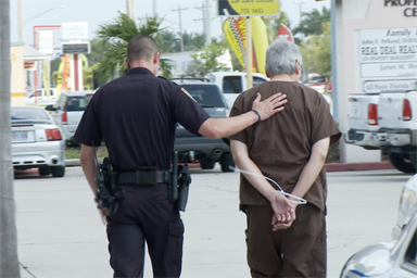 Person in Handcuffs