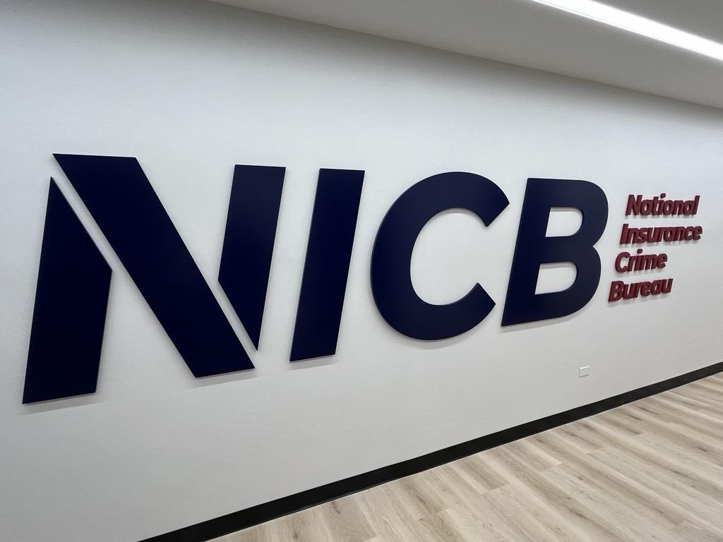 NICB wall sign