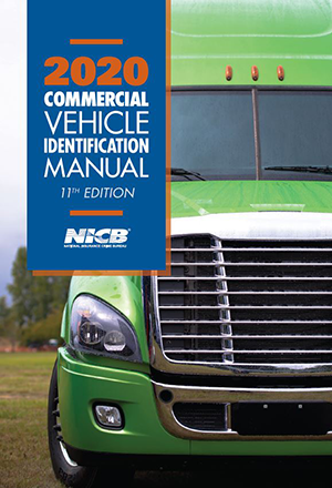 2020 Commercial Vehicle Identification Manual Cover
